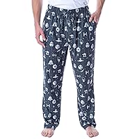 Star Wars Men's Galactic Empire Character Ornaments Lounge Pajama Pants