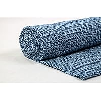 Handmade Organic Cotton Yoga Mat Natural Yoga Mat - Yoga Rug - Exercise, Workout, & Fitness Rug Made of 100% Cotton - Woven Material - Absorbent & Washable - 78