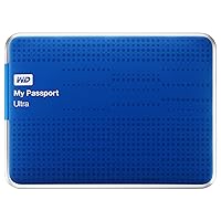 (Old Model) WD My Passport Ultra 500 GB Portable External USB 3.0 Hard Drive with Auto Backup, Blue