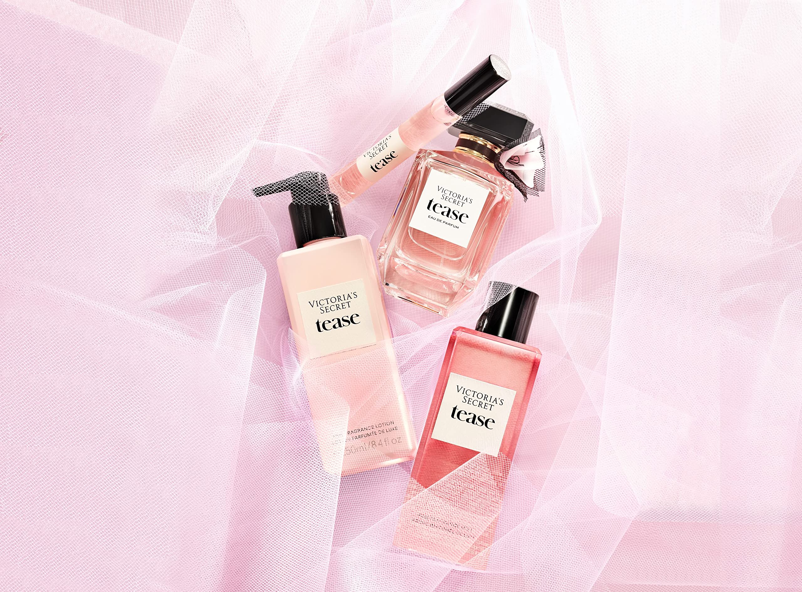 Victoria's Secret Tease Eau de Parfum, Women's Perfume, Notes of White Gardenia, Anjou Pear, Black Vanilla, Tease Collection (3.4 oz)