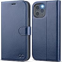 OCASE Compatible with iPhone 14 Pro Max Wallet Case, PU Leather Flip Folio Case with Card Holders RFID Blocking Stand [Shockproof TPU Inner Shell] Phone Cover 6.7 Inch 2022（Blue）
