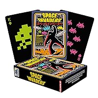 AQUARIUS Space Invaders Playing Cards – Space Invaders Themed Deck of Cards for Your Favorite Card Games - Officially Licensed Space Invaders Merchandise & Collectibles