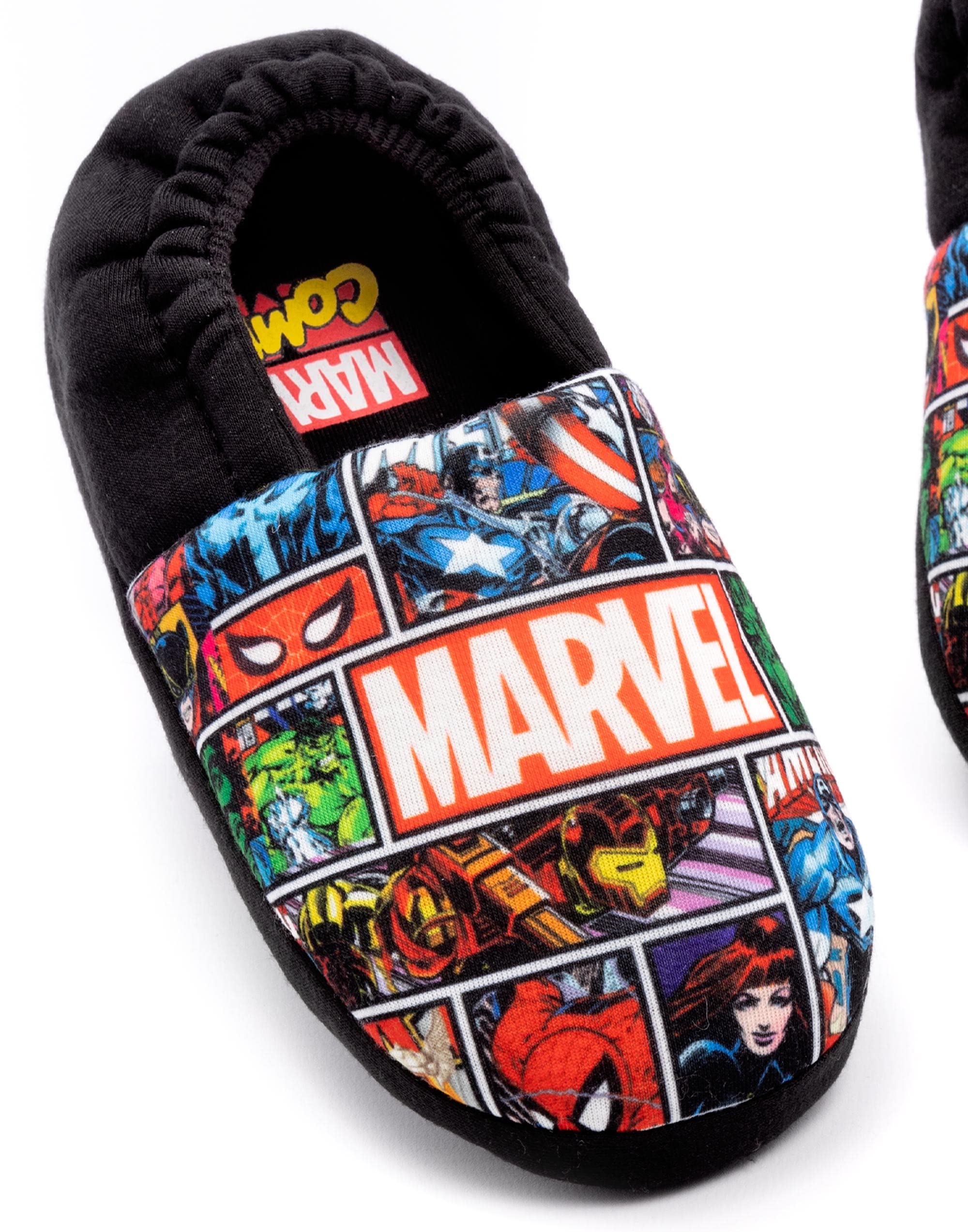 Marvel Avengers Slippers Boys Kids Comic House Shoes Loafers