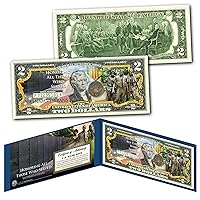 Vietnam Veterans Honoring All Those who Served Uncirculated Two Dollar Bill Special Edition Collectible Display Holder and Certificate