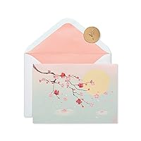 Papyrus Blank Card (Cherry Blossoms)