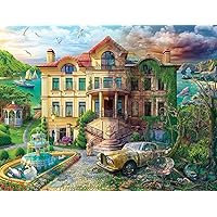 Ravensburger Cove Manor Echoes 2000 Piece Jigsaw Puzzle for Adults - 17464 - Every Piece is Unique, Softclick Technology Means Pieces Fit Together Perfectly, Multicolor, 38.5 x 29.5 inches