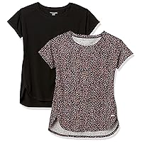 Amazon Essentials Women's Studio Relaxed-Fit Lightweight Crewneck T-Shirt (Available in Plus Size), Multipacks