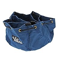IDEAL INDUSTRIES INC. 35-655 Small Parts/Tools Bag – Portable Tool Kit Carry Bag with Loop Handles, 5 in. Divider Pockets, Drawstring Opening