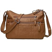 VOLGANIK ROCK Purses for Women Soft PU Leather Shoulder Bag Ladies Crossbody Purse and handbags Lightweight Pocketbook