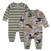 Gerber baby-boys 2-pack Long Leg RomperBaby and Toddler T-Shirt Set
