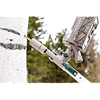 Complete Mounting System - Professional All Weather 16 Foot Trail Camera Mount with Setup Kit - Optimum Security & Surveillance for Indoor/Outdoor Uses 1/4 X 20 Threads (16 Foot Kit, Brown)
