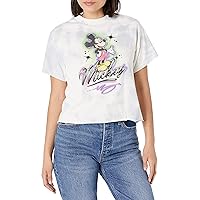 Disney Characters Airbrush Mickey Women's Fast Fashion Short Sleeve Tee Shirt