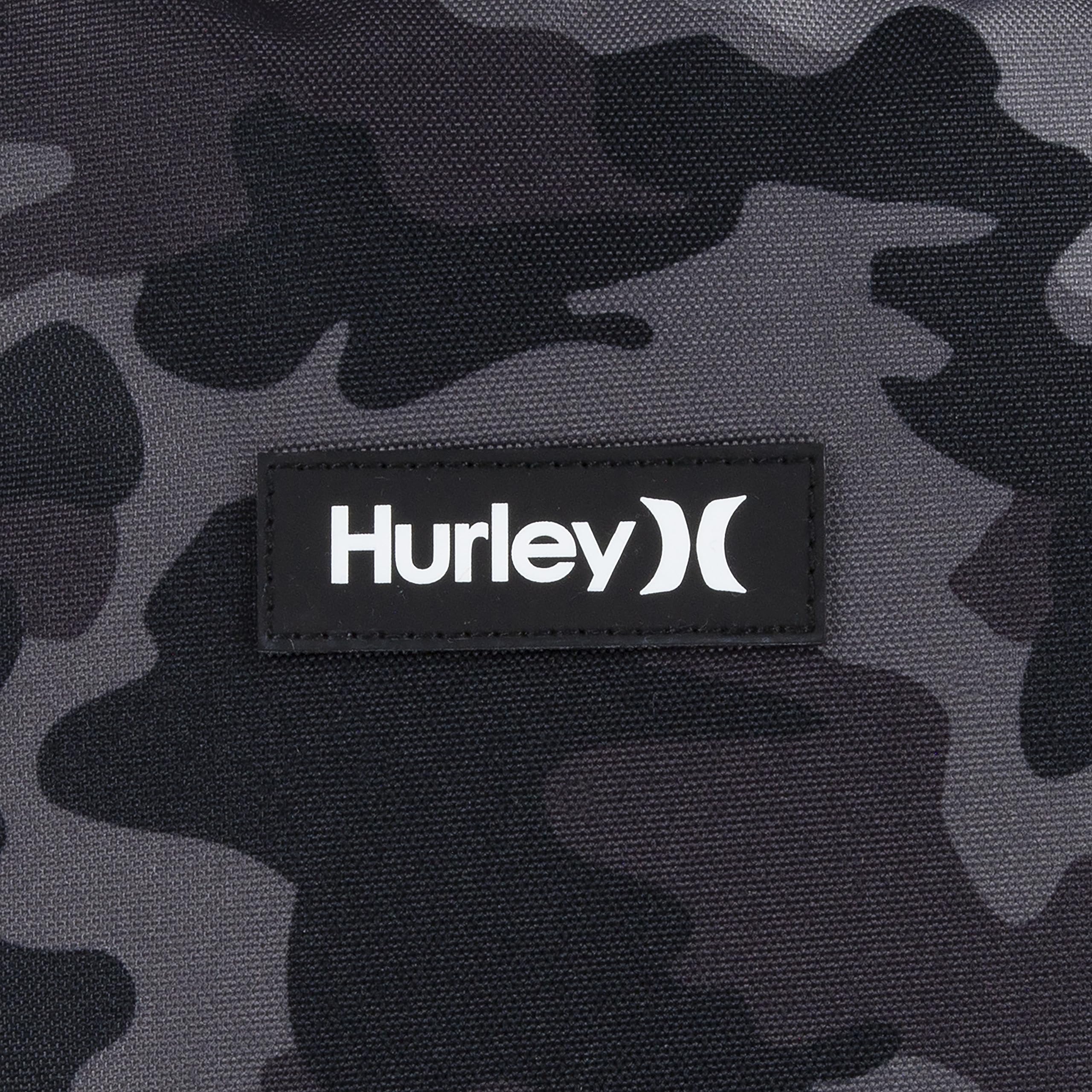 Hurley Unisex-Adults One and Only Backpack, Grey Camo Shark, Large
