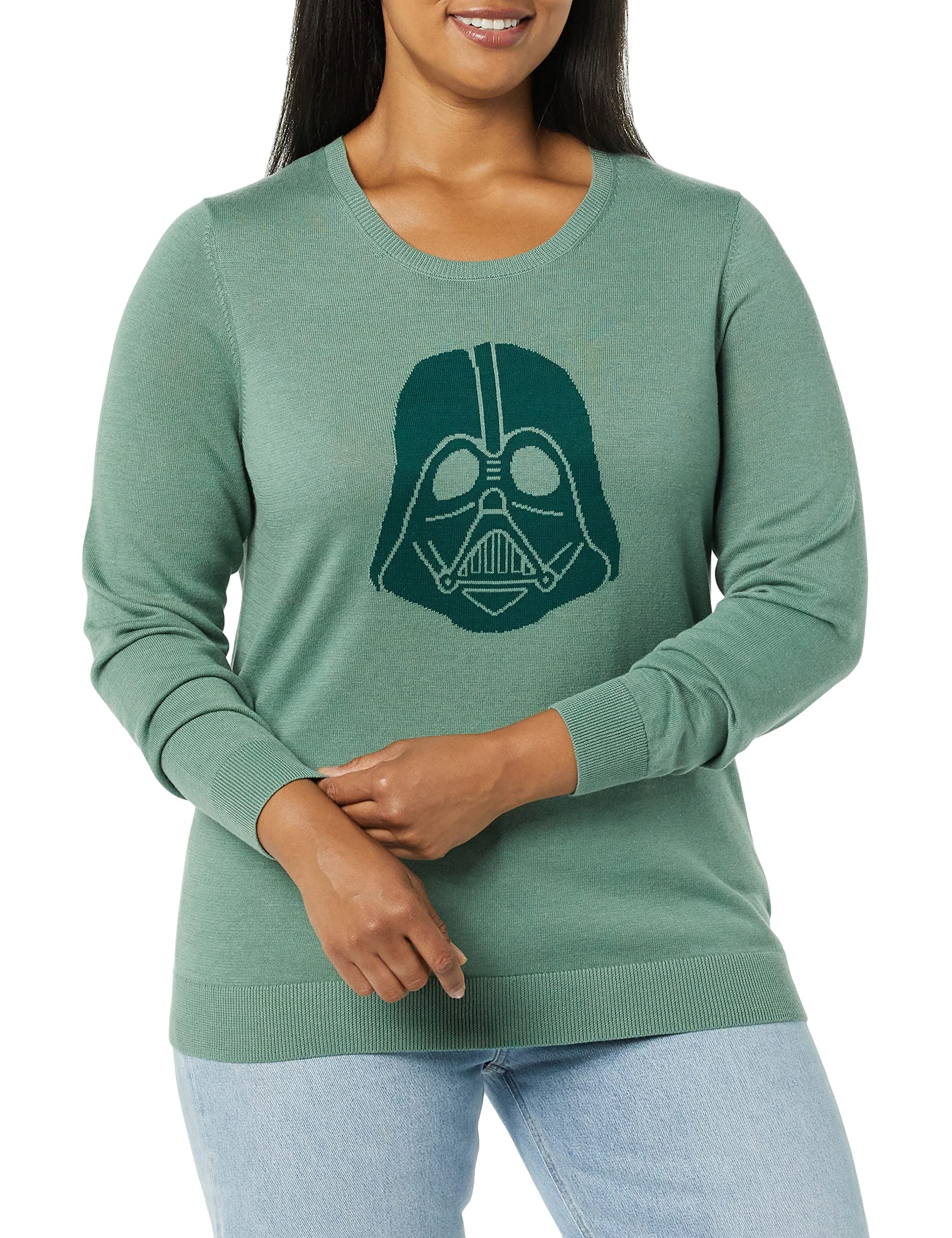 Amazon Essentials Disney | Star Wars Women's Lightweight Crew Sweaters