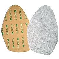 Stick-on suede soles for high-heeled shoes, with industrial-strength adhesive backing. Resole old dance shoes or convert your favorite heels to perfect dance shoes [SUEDE-LA-r02]