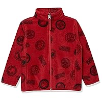 Amazon Essentials Disney | Marvel | Star Wars Boys and Toddlers' Polar Fleece Full-Zip Mock Jackets