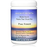 Ancient Secrets Aromatherapy Dead Sea Mineral Bath Salts, Pine Forest, 32 Ounce