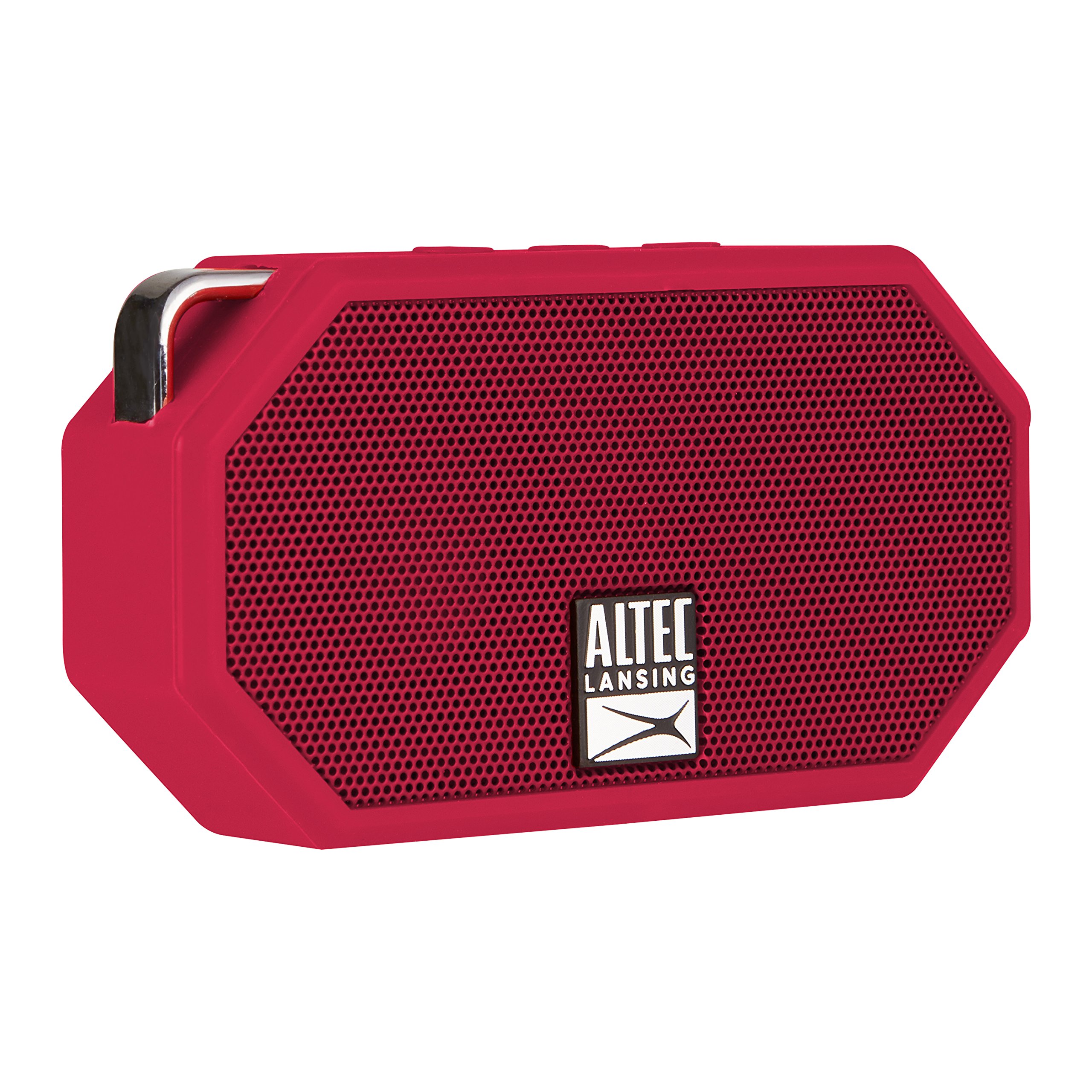 Altec Lansing Mini H2O - Waterproof Bluetooth Speaker, IP67 Certified & Floats in Water, Compact & Portable Speaker for Hiking, Camping, Pool, and Beach, Red