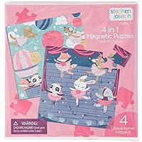STEPHEN JOSEPH 4 in 1 Magnetic Puzzle Book Girl