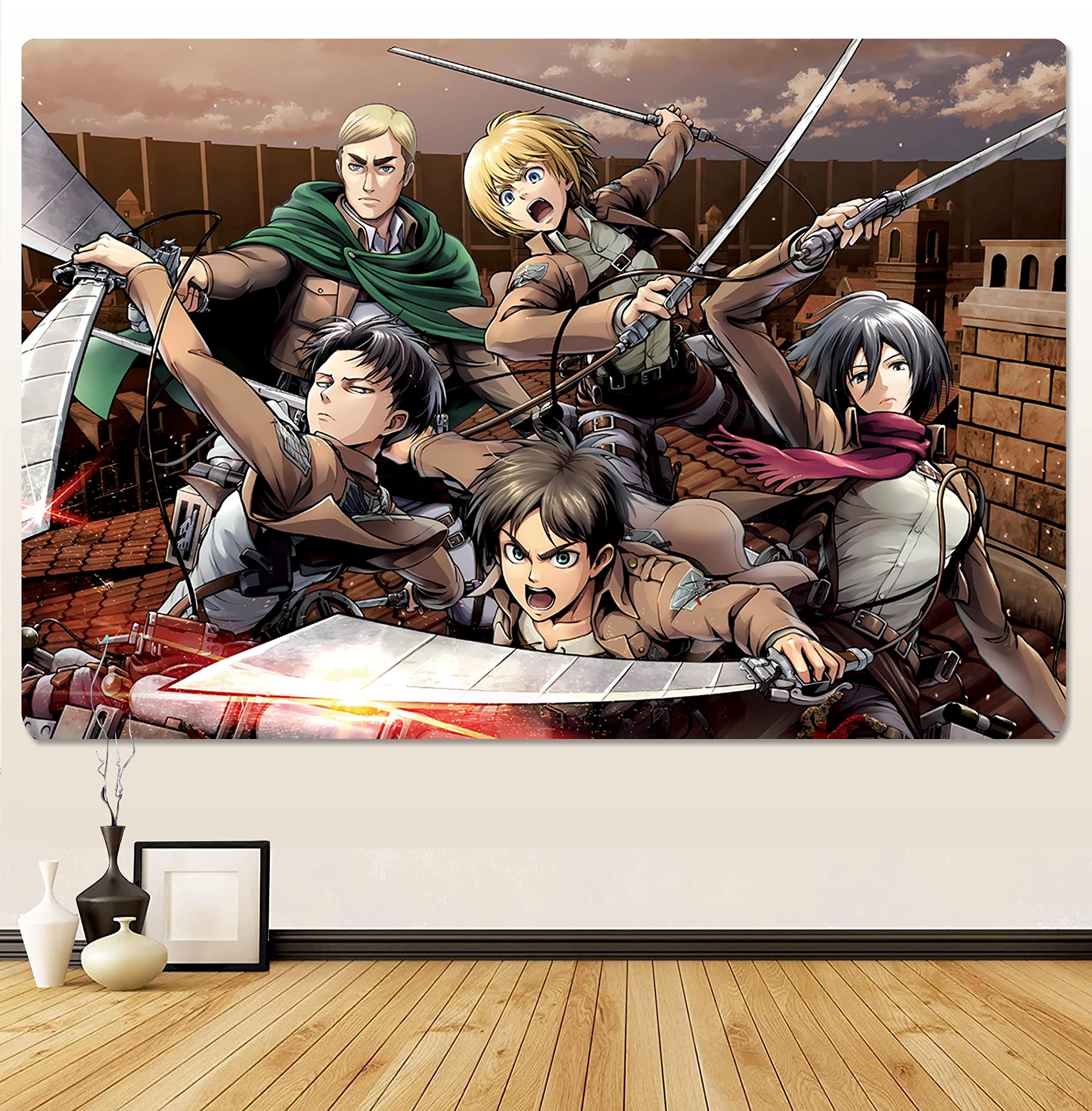 Mua Feyigy Anime Tapestry Attack on Titan Tapestry AOT Posters ...