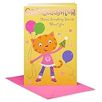 American Greetings Cat Birthday Card for Granddaughter (Love You Lots)