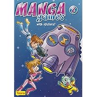 Manga Puzzle Book With Stickers (Manga Games With Stickers)