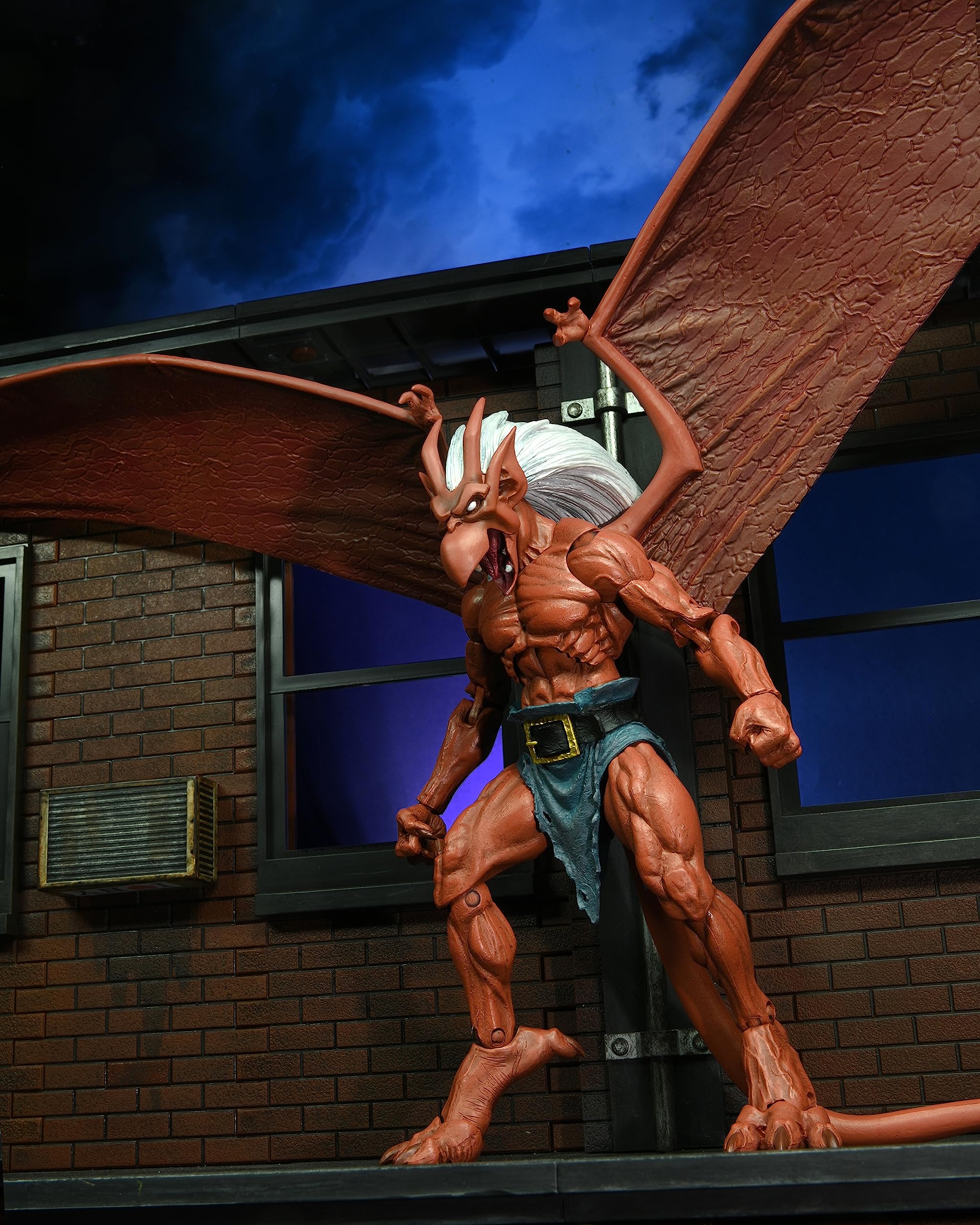 NECA Gargoyles Brooklyn Ultimate 7-Inch Action Figure with Display-Friendly Window