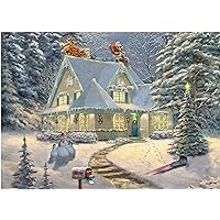 Ceaco - Thomas Kinkade - Holiday - Midnight Delivery - 1000 Piece Jigsaw Puzzle