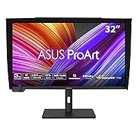 ASUS ProArt Display 32” 4K HDR Mini-LED Professional Monitor (PA32UCXR) – UHD (3840 x 2160), Built-in Motorized Colorimeter, Dolby Vision, 1600 nits, 97% DCI-P3, ΔE<1, Thunderbolt 4