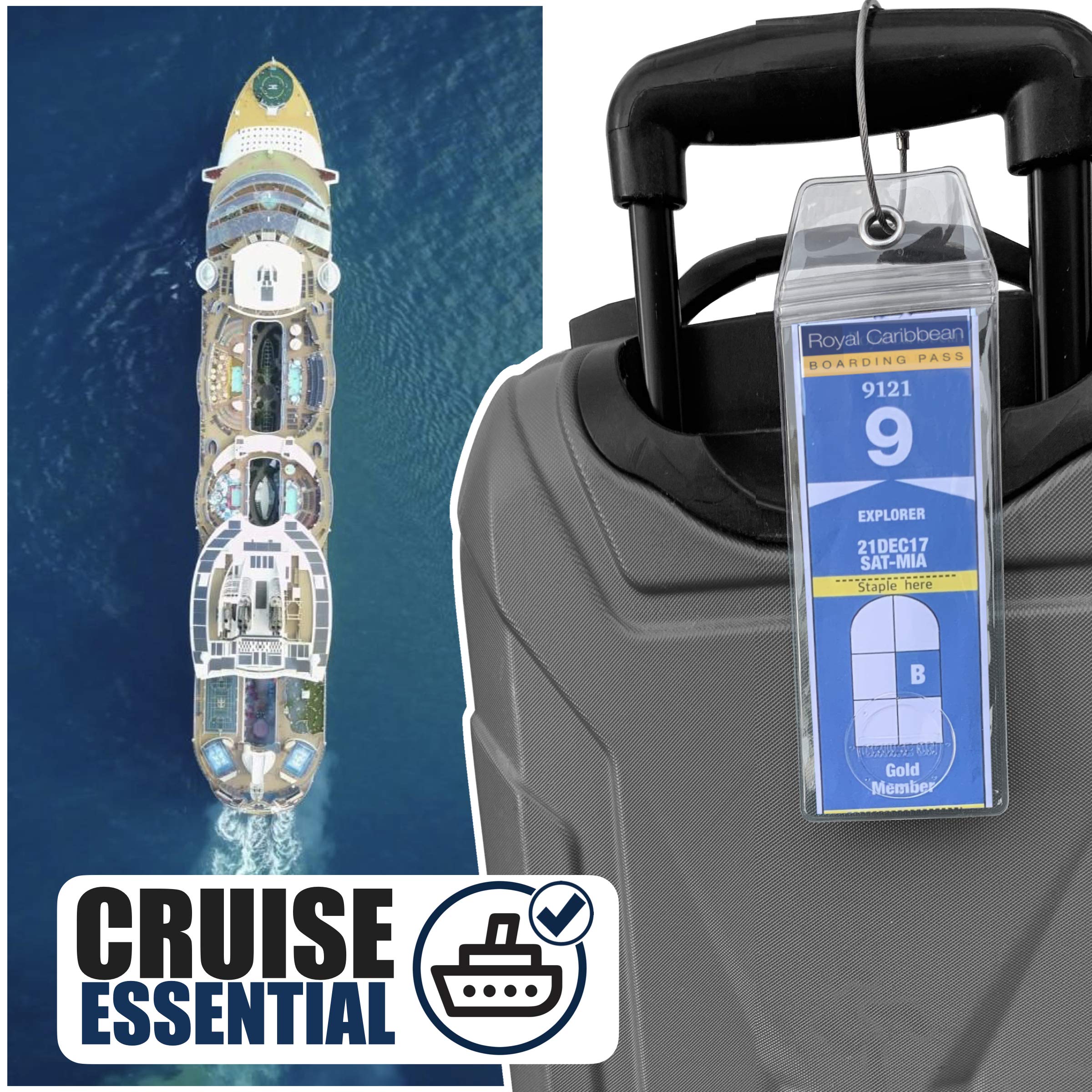 cruise luggage tag holders royal caribbean
