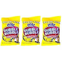 Gum 3.25 Ounce Bag (Pack of 3) – Individually Wrapped Sugar Free Bubble Gum