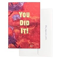 Blue Mountain Arts Greeting Card “You Did It!” Is the Perfect Way to Say “Cheers and Congratulations!” on Graduation Day, by Carol Grace Anderson (GAR212)
