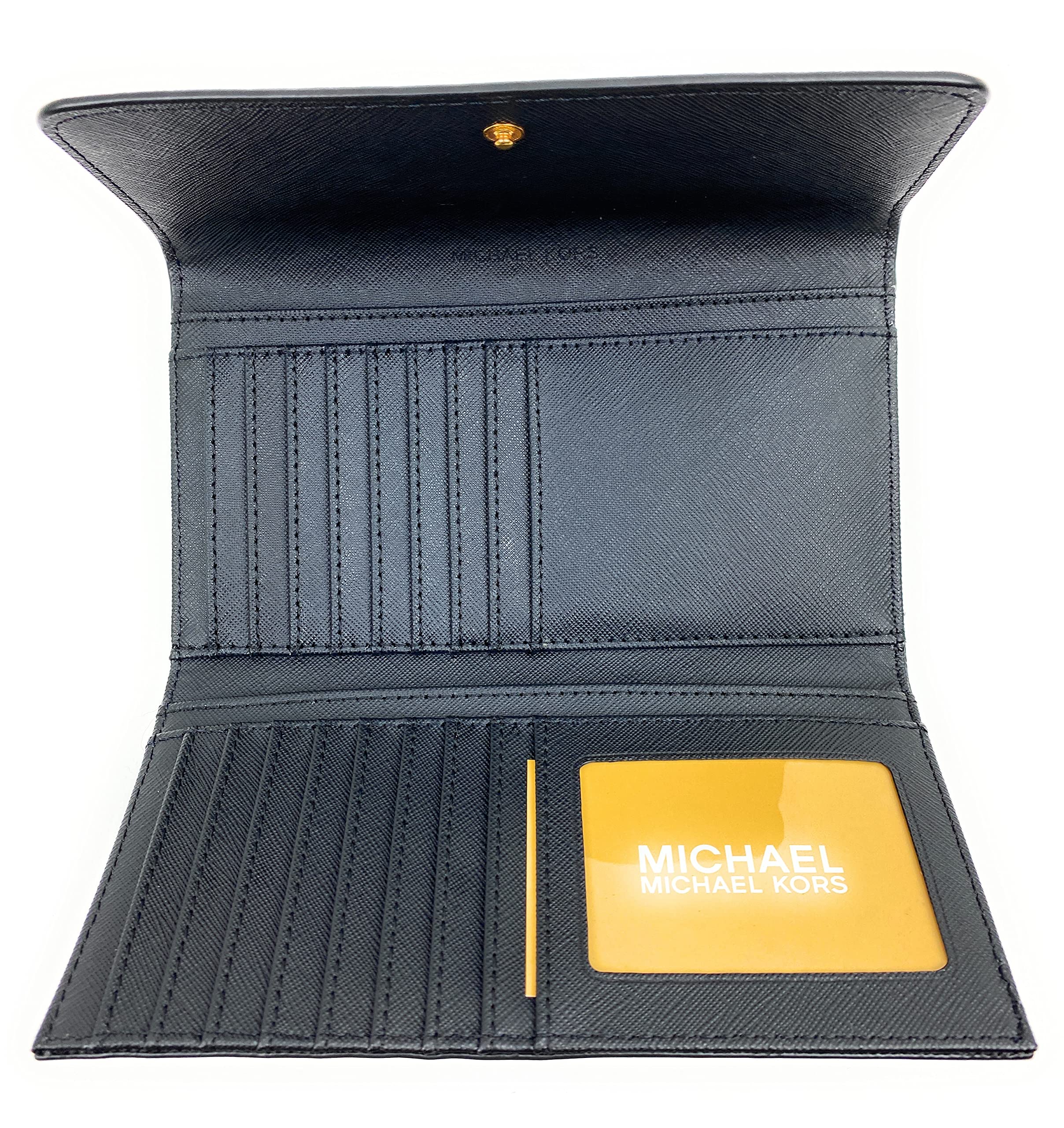 MICHAEL KORS Michael Jet Set continental wallet  Black  Michael Kors  wallet 34F9GTVZ3L online on GIGLIOCOM