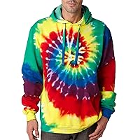 Gildan 854 Tie-Dye Adult Pinwheel Hooded Sweatshirt