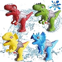 Water Guns for Kids, Small Dinosaur Water Pistols, Water Blaster Soaker Summer Swimming Pool Beach Party Favor Toys, Water Fighting Games for Boys & Girls Toddlers in Swimming Pool Yard Lawn