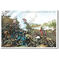 Battle of Franklin Tennessee - November 30 1864 - NEW Vintage Reprint Poster
