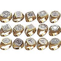 #m14__Set of 15 pcs Ring WaxPatterns for Lost Wax Casting