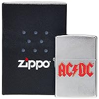 Zippo AC/DC Lighter Brass Design 5,83,81,2,72