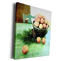 3dRose Bowl Of Apples Still Life Impressions - Museum Grade Canvas Wrap (cw_37252_1)