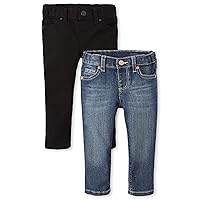 The Children's Place Baby And Toddler Girls' Multipack Basic Skinny Jeans
