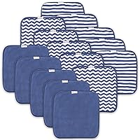 15 Pack Baby Washcloths - Super Soft Absorbent Wash Cloths for Boy and Girl, Newborn Essentials Baby Clothes, Gentle on Sensitive Skin for Face and Body, 10