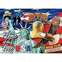 Cra-Z-Art - RoseArt - USA - Home of The Free - 1000 Piece Jigsaw Puzzle