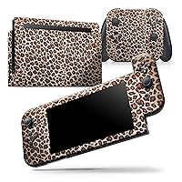 Compatible with Nintendo Switch Console Bundle - Skin Decal Protective Scratch-Resistant Removable Vinyl Wrap Cover - Vibrant Cheetah Animal Print V3