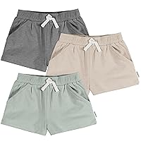 Gerber Baby-Girls 3-Pack Knit Shorts
