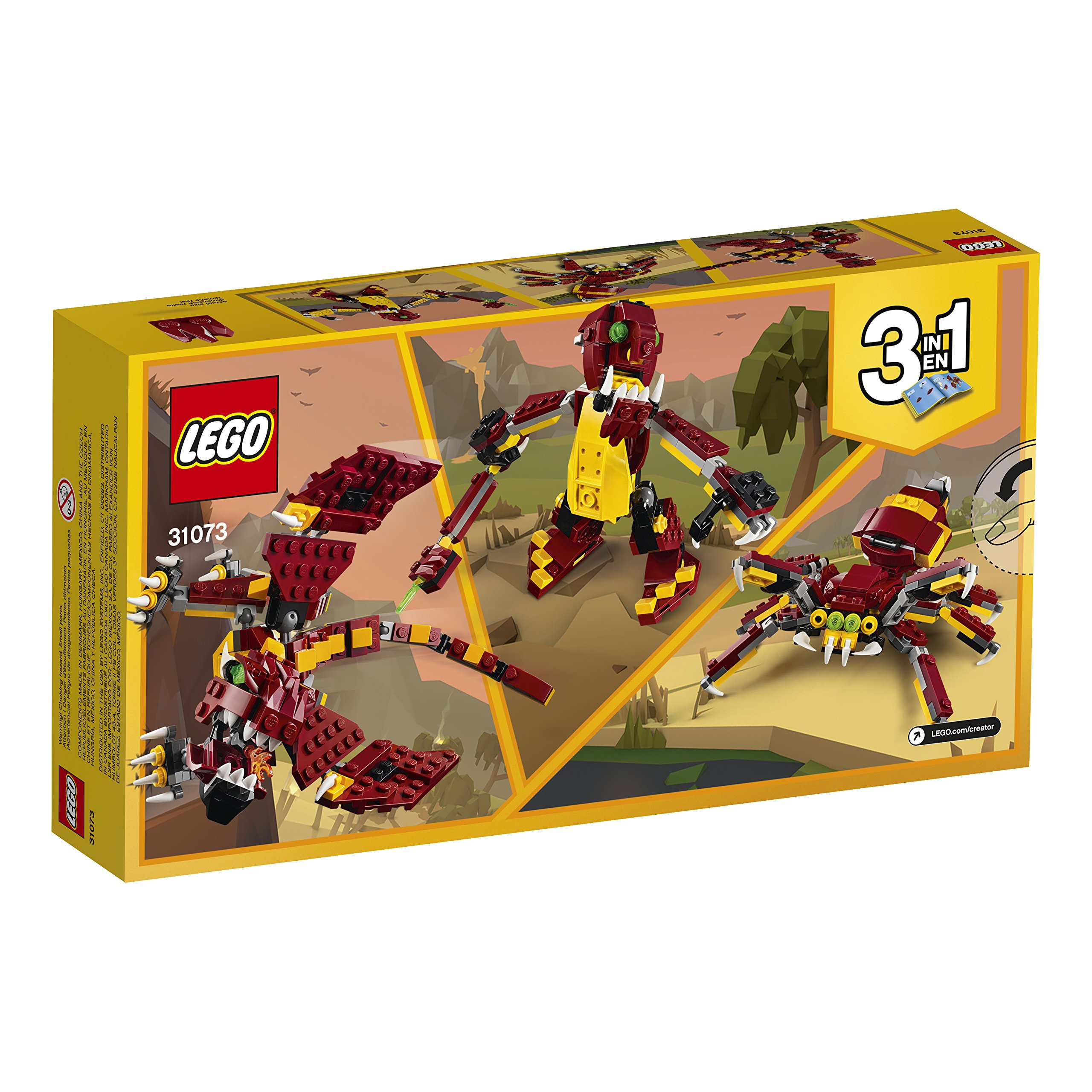 LEGO Creator 3in1 Mythical Creatures 31073 Building Kit (223 Pieces) (Discontinued by Manufacturer)