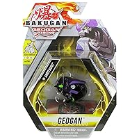 Bakugan Geogan Rising 2021 Darkus Ghost Beast Geogan (Viloch Combiner Part 3 of 7) Collectible Action Figure and Trading Cards