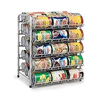 Rice rat Can Organizer for Pantry, Can Rack Can Storage Dispenser for Canned Food (5 tiers)