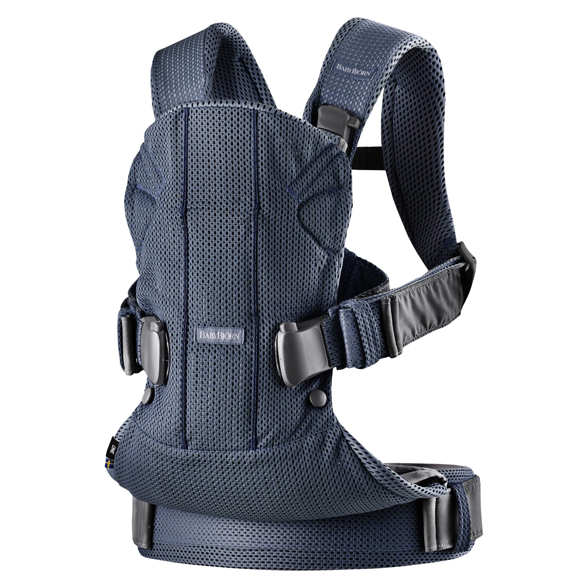 BabyBjörn Baby Carrier One Air, 3D Mesh, Navy Blue, One Size(Pack of 1)