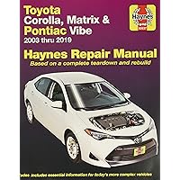 Toyota Corolla 2003-2011 Repair Manual (Hayne's Automotive Repair Manual) Toyota Corolla 2003-2011 Repair Manual (Hayne's Automotive Repair Manual) Paperback
