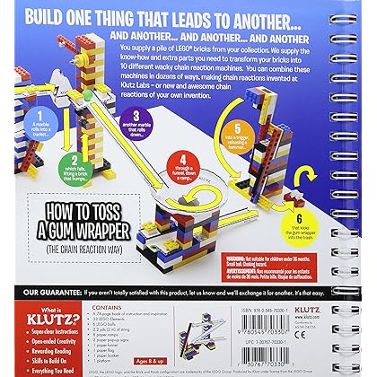 LEGO Chain Reactions (Klutz Science/STEM Activity Kit), 9